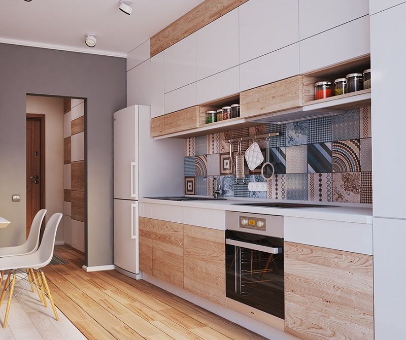 Дизайн маленькой кухни 6м2