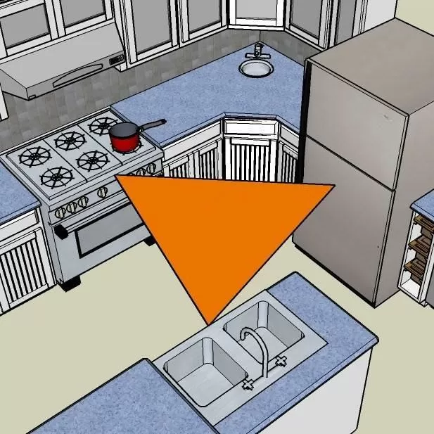 Правила расположения бытовой техники на кухне
